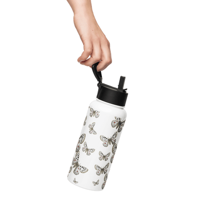 Elegant Apollo stainless water bottle featuring butterfly design, perfect for gifts and travel accessories.