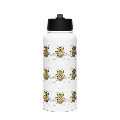 Charming Bumblebee water bottle featuring playful bee illustrations, perfect as a personalized gift for any occasion.