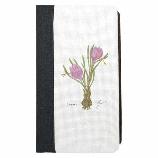 Crocus botanical art print Notebook