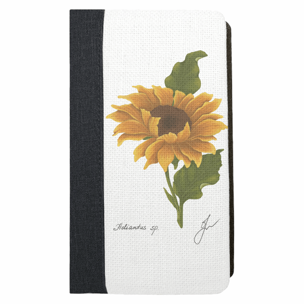 Sunflower - notebook close